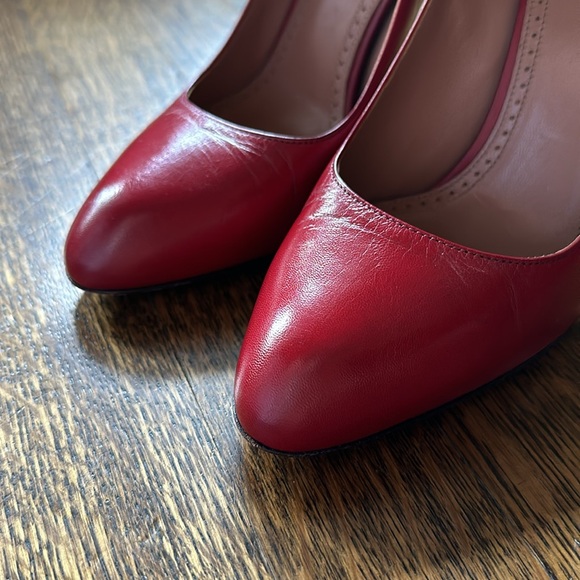 Rare Alaïa Lipstick Red 4.75" Heels 37.5 - Picture 5 of 13